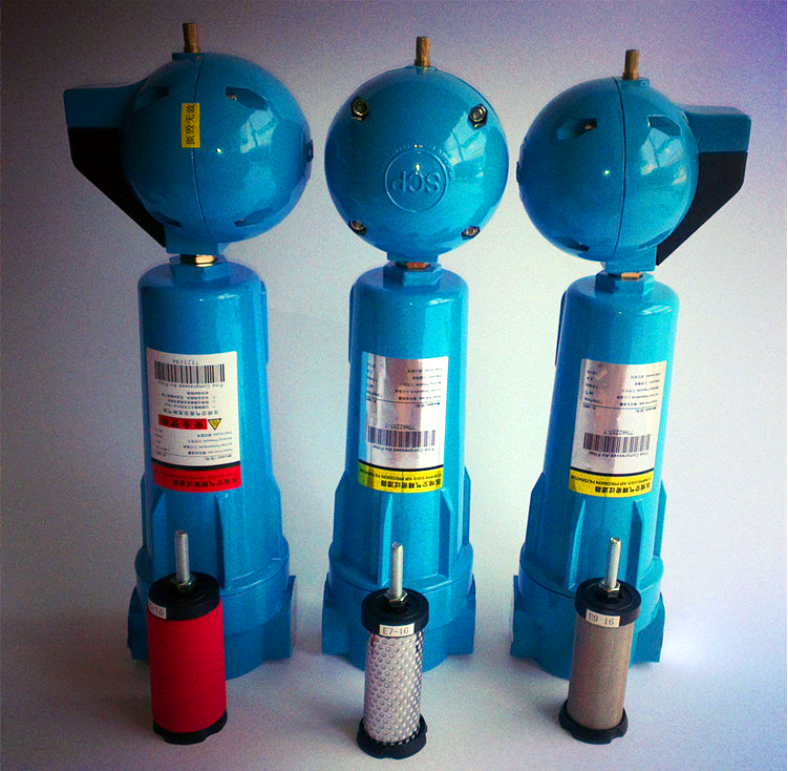 Industrial Precision Air Filter Hanksion Filters High Quality Water, Oil and Dust Removal, Air Line Filter, Oil-Water Separation